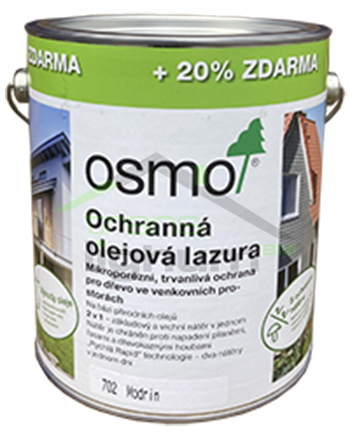 Ochranná olejová lazura akce 3 l za cenu 2,5 l