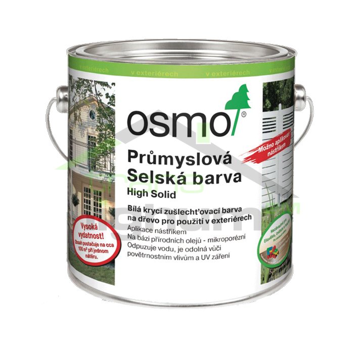 Průmyslová Selská barva - k aplikaci nástřikem - Zvol velikost: 2,5 l