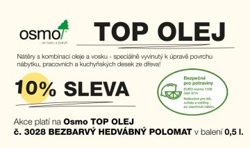 Další OSMO produkty v akci