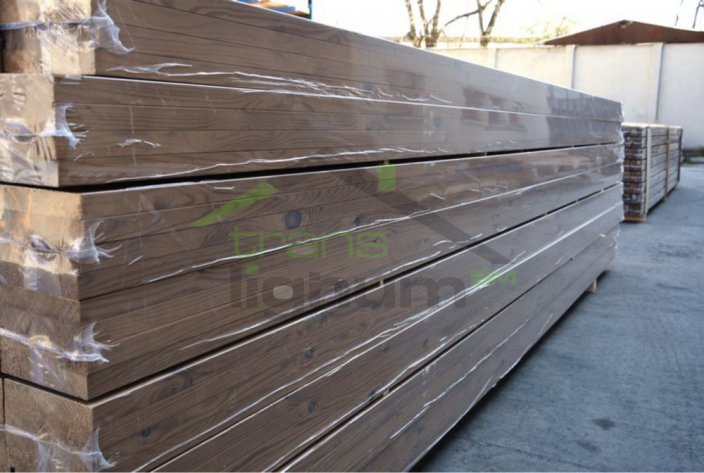 Thermowood borovice 26 x 138mm hladké - Délka: 4,5 m