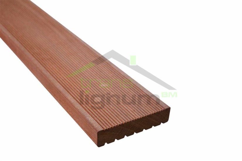 Bangkirai 25x145 mm jemná/hrubá - Vyber délku: 3,970 m