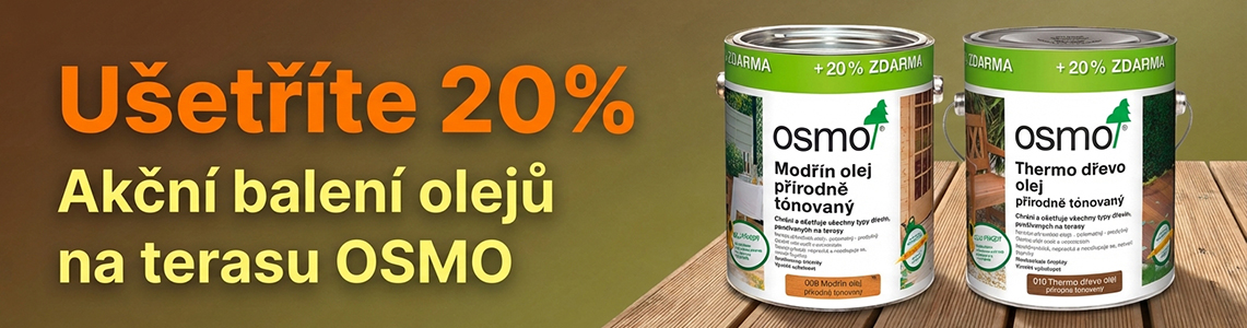 Akce terasové oleje -20%