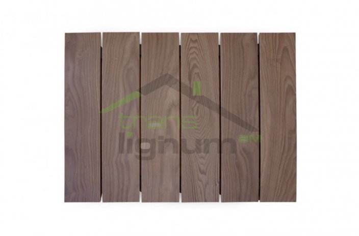 Thermo dřevo jasan 20x140 mm hladký - Délka: 2,5 m