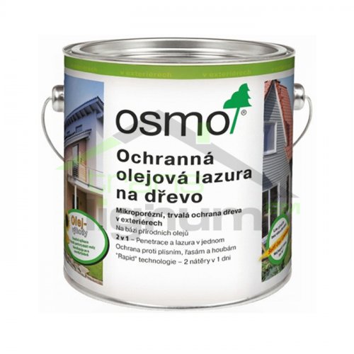 Ochranná olejová lazura OSMO - Vyber odstín: 708 Týk, Zvol velikost: 2,5 l