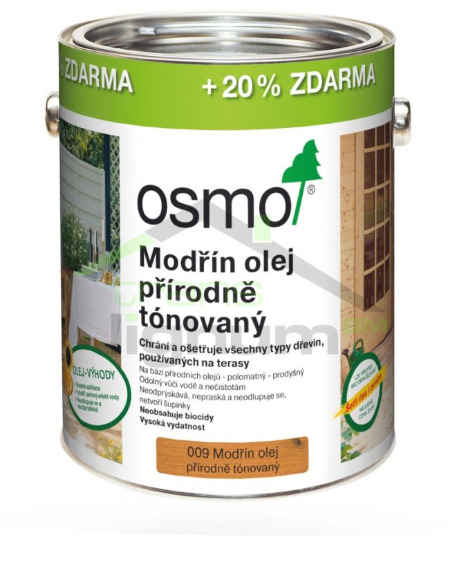Terasový olej akce 3 l za cenu 2,5 l