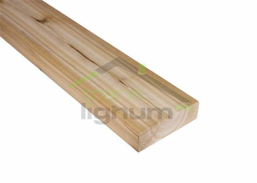 Červený cedr 40 x 140 sukatý, hladký - Délka: 4,88 m