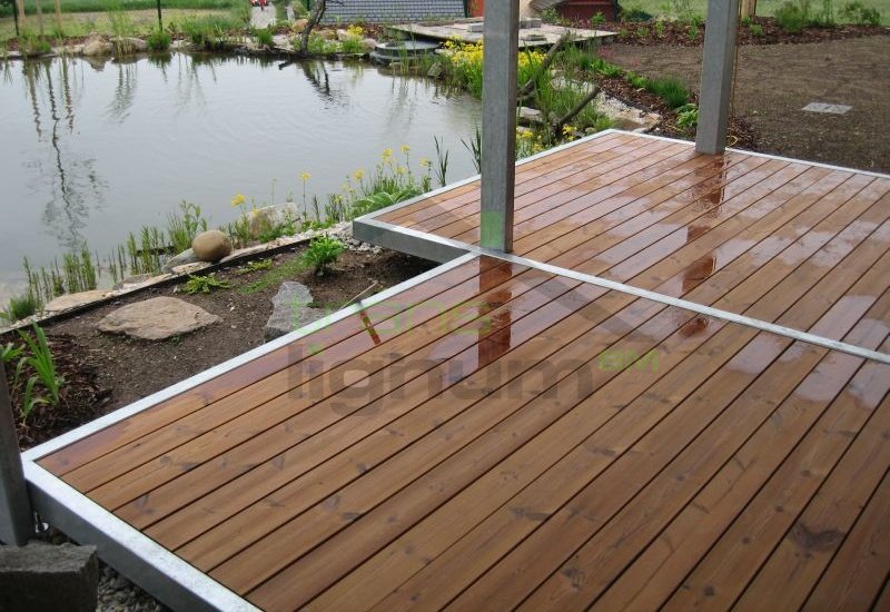 Thermowood borovice LunaDeck 2 26x117 s bočními úchyty