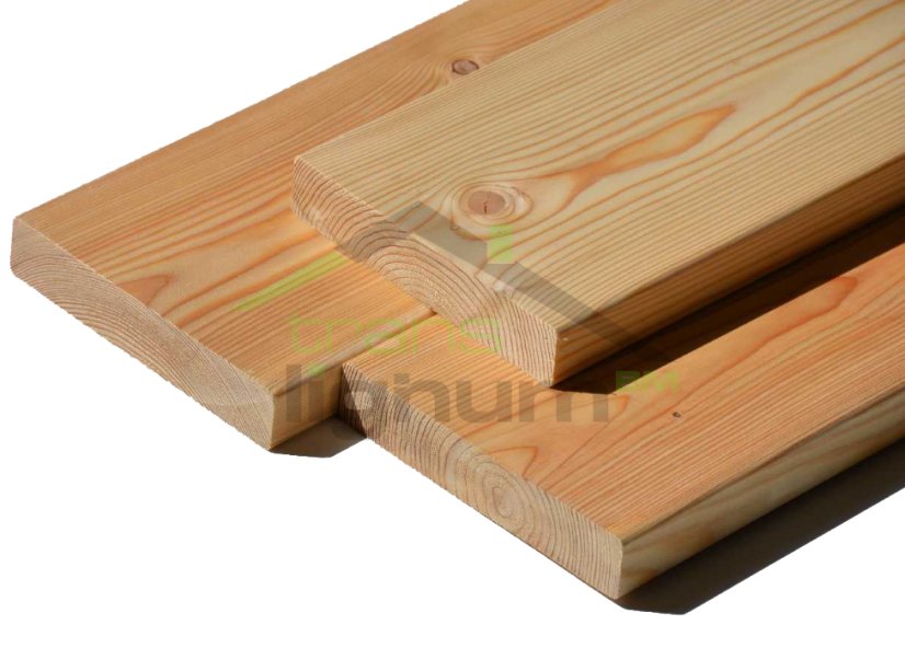 Sibiřský modřín 27 x 140 mm hladký - Délka: 4 m