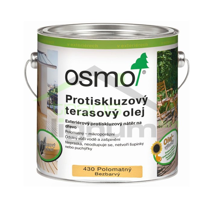 Terasový olej protiskluzový - Zvol velikost: 2,5 l