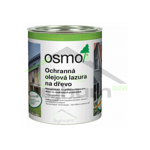 Ochranná olejová lazura OSMO - Vyber odstín: 905 Patina, Zvol velikost: 0,75 l