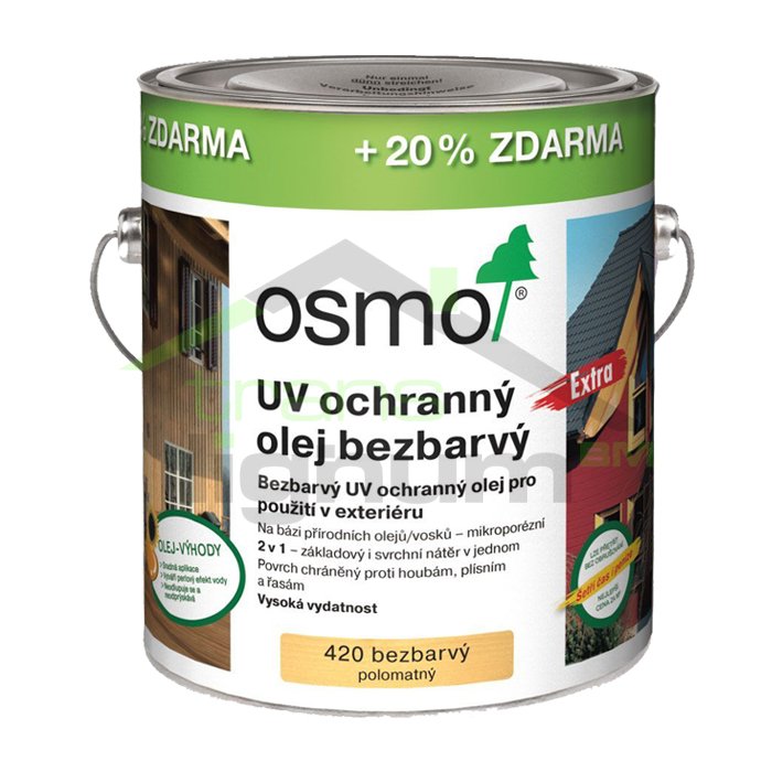 UV ochranný olej bezbarvý 420